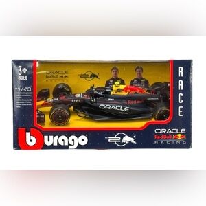 Bburago 1:43 scale die-cast model of the Oracle Red Bull Racing RB20 F1 car.